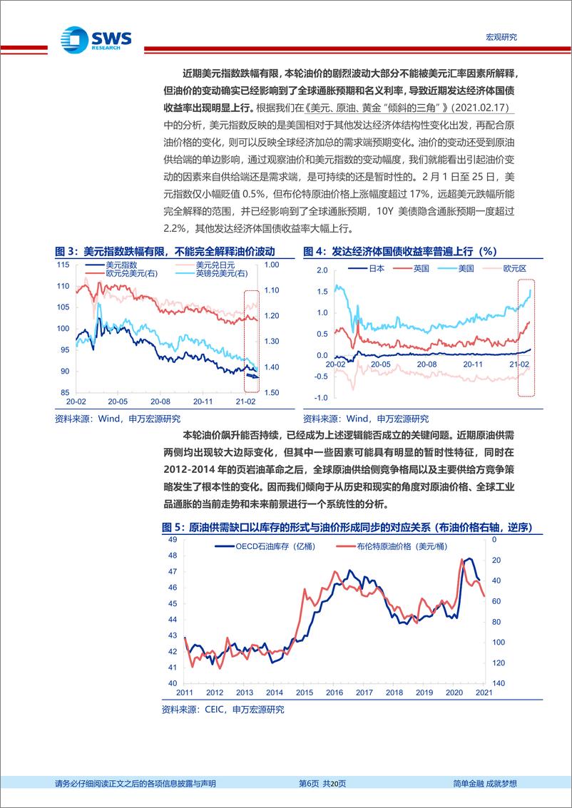 《通货膨胀系列专题之二：油价与通胀，历史与现实的宏观视角-20210226-申万宏源-24页》 - 第6页预览图