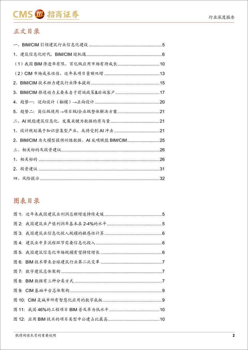 《AI行业应用系列报告：AI+建筑，BIMCIM引领建筑信息化，AI赋能打开想象空间-20230816-招商证券-34页》 - 第3页预览图