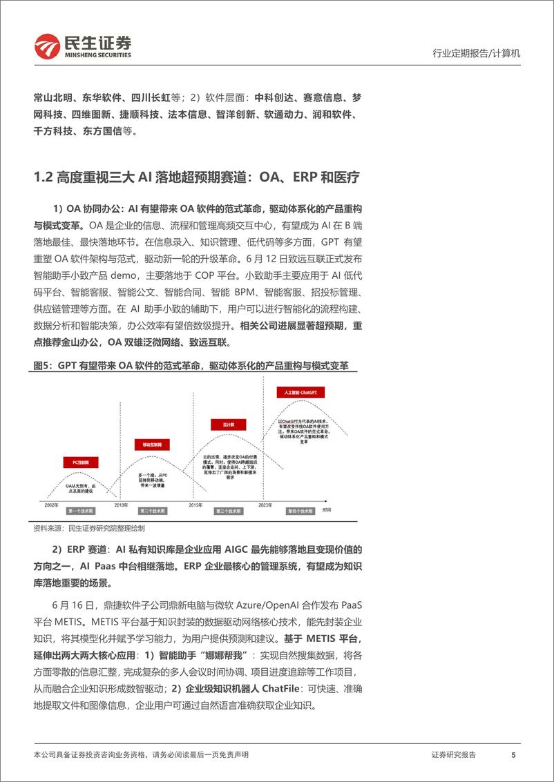 《20230702-华为大模型B端先行，重视AI应用三大落地超预期赛道》 - 第5页预览图