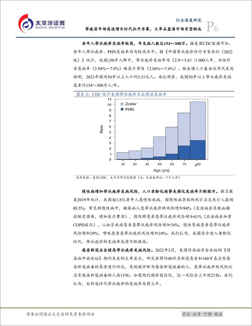 《太平洋：生物医药Ⅱ行业深度研究-带疱苗市场高速增长时代拉开序幕-大单品蓝海有望渐成》 - 第6页预览图