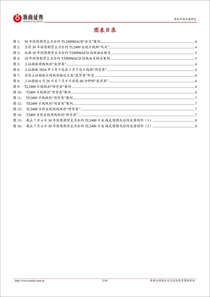 《国债期货技术分析系列报告之七：“背离”理论在当前债市中的应用-240711-浙商证券-10页》 - 第3页预览图