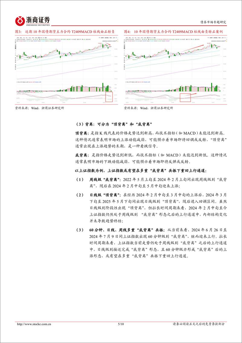 《国债期货技术分析系列报告之七：“背离”理论在当前债市中的应用-240711-浙商证券-10页》 - 第5页预览图