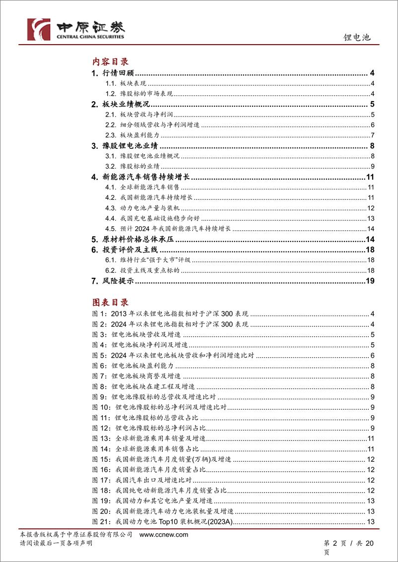 《锂电池行业2024年三季报总结及展望：业绩环比改善，板块积极关注-241120-中原证券-20页》 - 第2页预览图