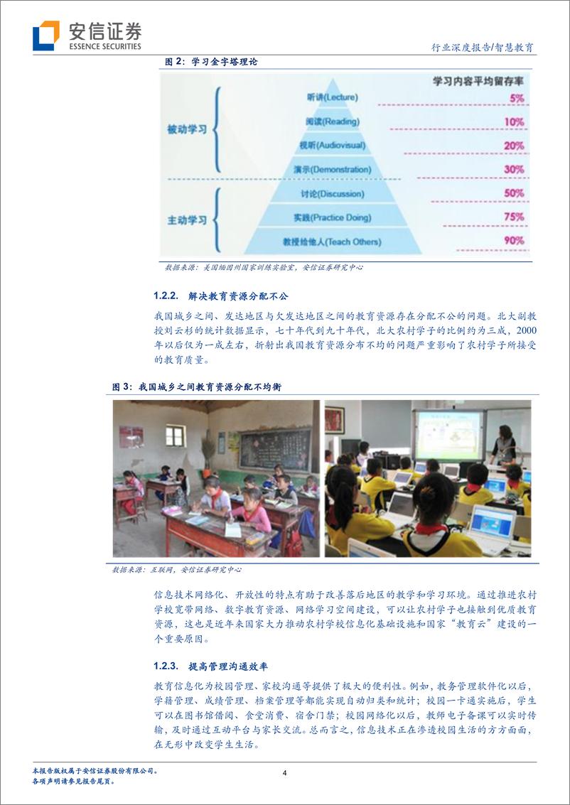 《安信证券-计算机 “智慧教育“系列报告之一：教育信息化开启千亿市场空间》 - 第4页预览图