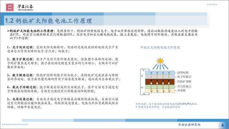 《钙钛矿行业深度：从1机遇与挑战并存，重视材料体系演进中的投资机会-20230320-华安证券-38页》 - 第5页预览图