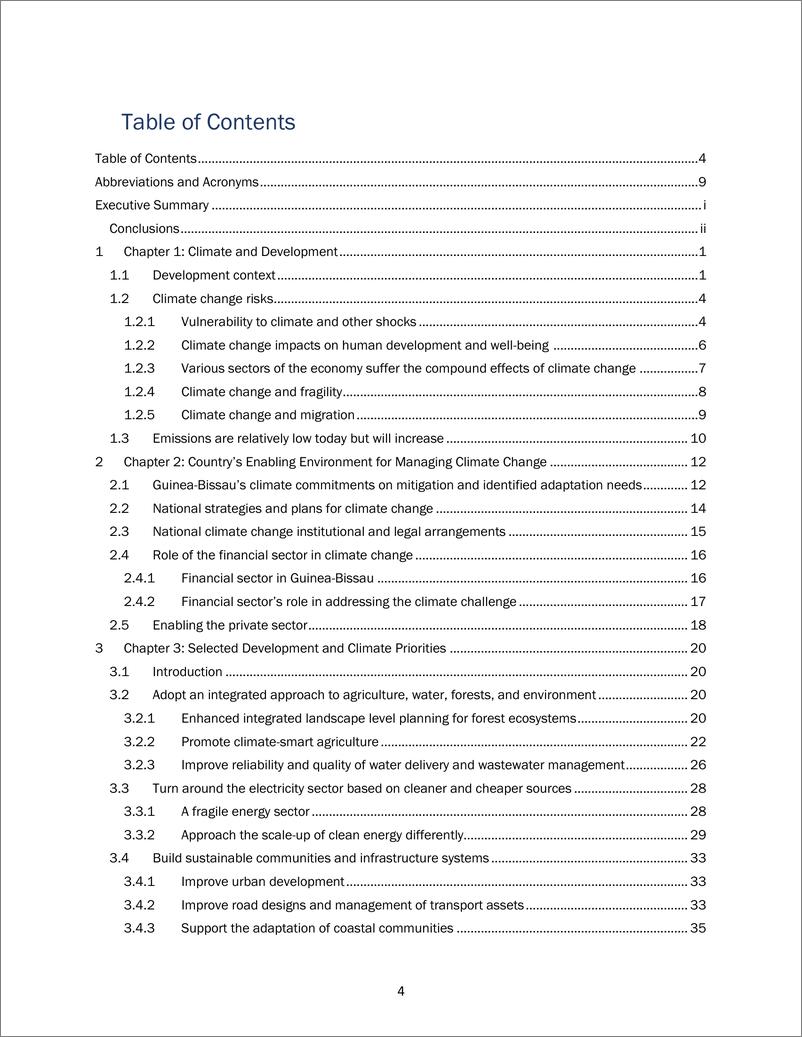 《世界银行-几内亚比绍国家气候与发展报告（英）-2024-91页》 - 第4页预览图