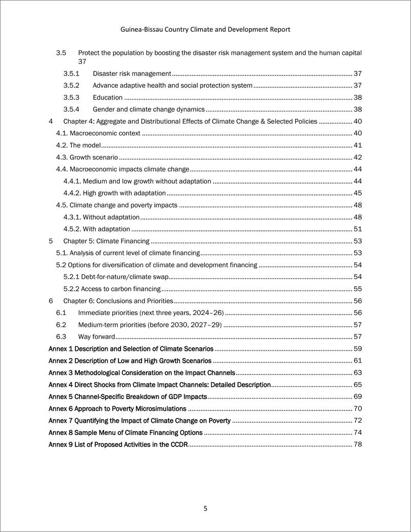 《世界银行-几内亚比绍国家气候与发展报告（英）-2024-91页》 - 第5页预览图