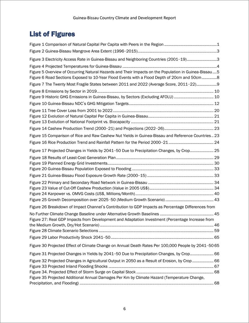 《世界银行-几内亚比绍国家气候与发展报告（英）-2024-91页》 - 第6页预览图