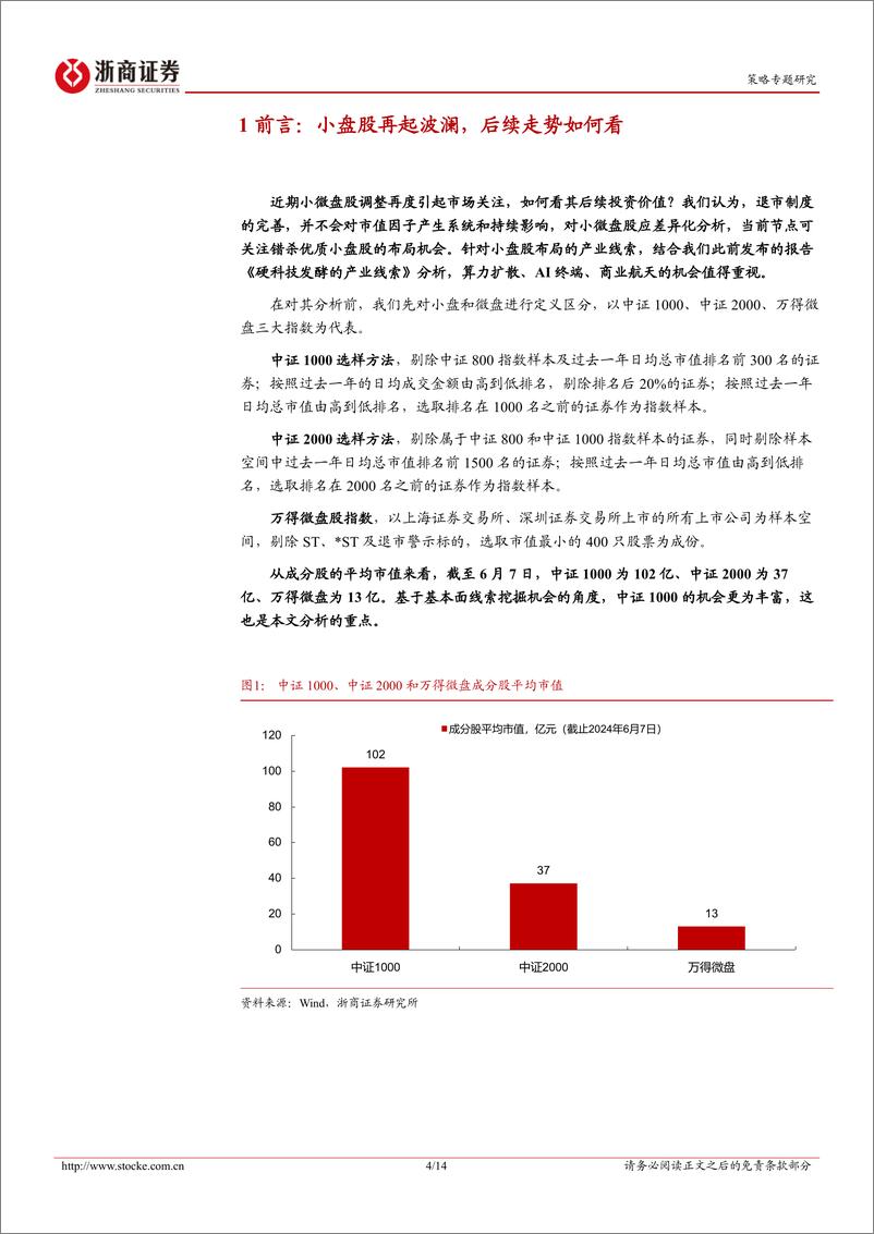 《策略研究报告：小微盘再起波澜，后续如何看？-240609-浙商证券-14页》 - 第4页预览图