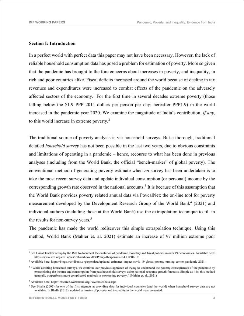 《IMF-流行病、贫困和不平等：来自印度的证据（英）-2022.4-52页》 - 第6页预览图