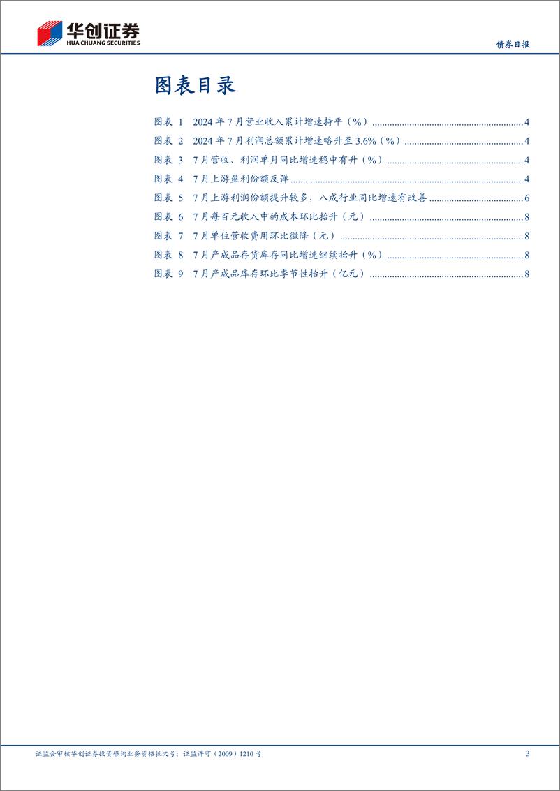 《【债券日报】7月工业企业利润点评：“弱补库”延续，上游份额继续扩张-240828-华创证券-12页》 - 第3页预览图