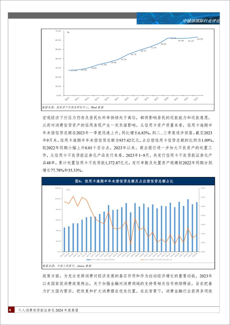 《消费行业个人消费类贷款证券化2024年度展望：宏观经济持续修复，居民消费信贷需求企稳回暖-240329-中诚信国际-18页》 - 第3页预览图