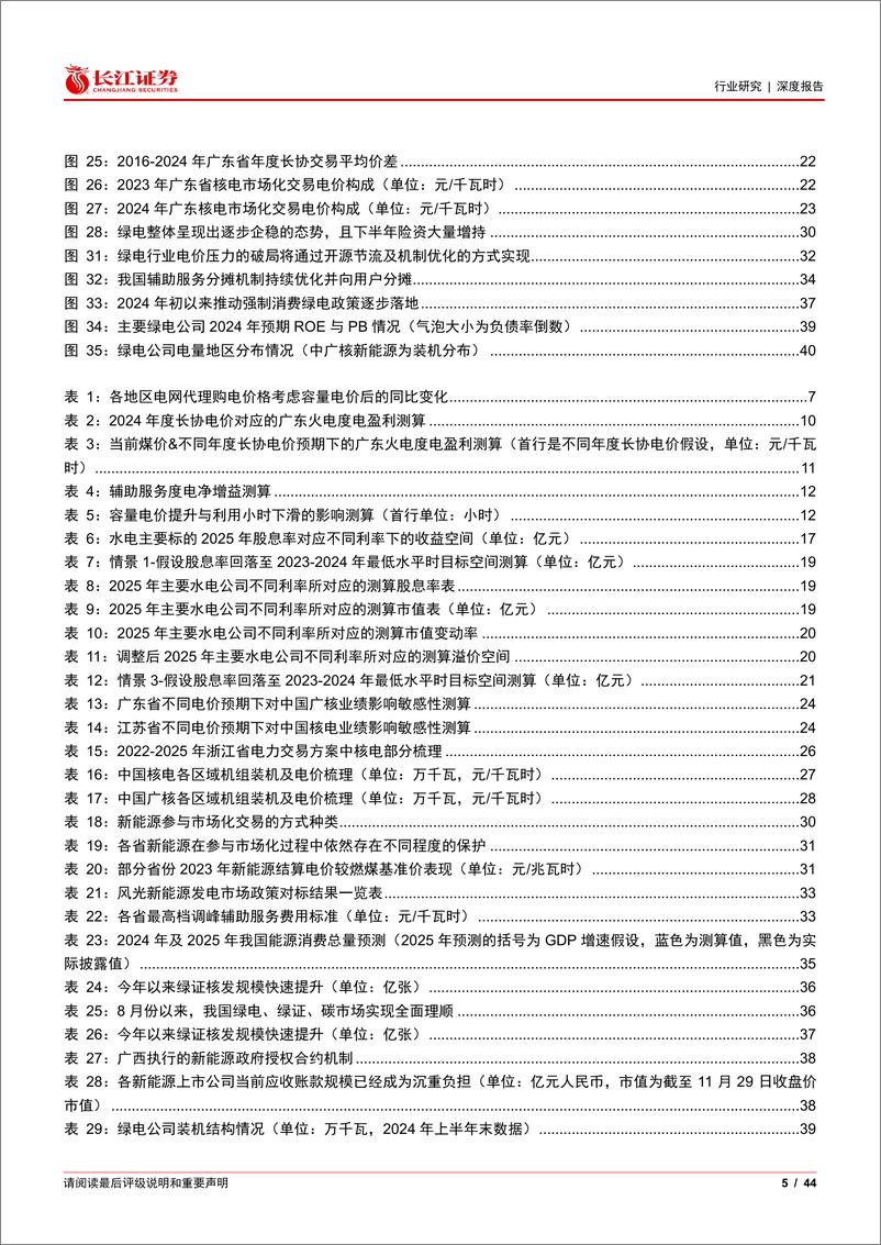 《电力行业2025年度投资策略：辨微探幽，遍处光华-241222-长江证券-44页》 - 第5页预览图