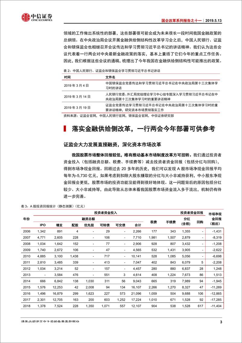 《高质量发展系列报告之十一：金融供给侧改革落实方向探讨，一行两会视角-20190513-中信证券-13页》 - 第6页预览图