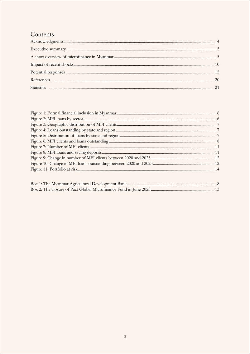 《世界银行-小额融资-宏观挑战：识别和应对缅甸小额融资机构面临的制约因素（英）-2024.5-21页》 - 第3页预览图