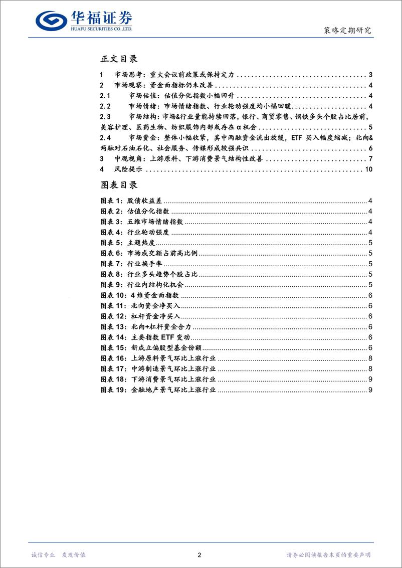 《策略定期研究：重大会议前政策或保持定力-240707-华福证券-11页》 - 第2页预览图