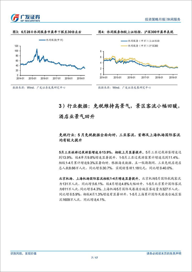 《休闲服务行业月度报告：继续看好景气向好的免税和底部回升的酒店行业-20190701-广发证券-17页》 - 第8页预览图