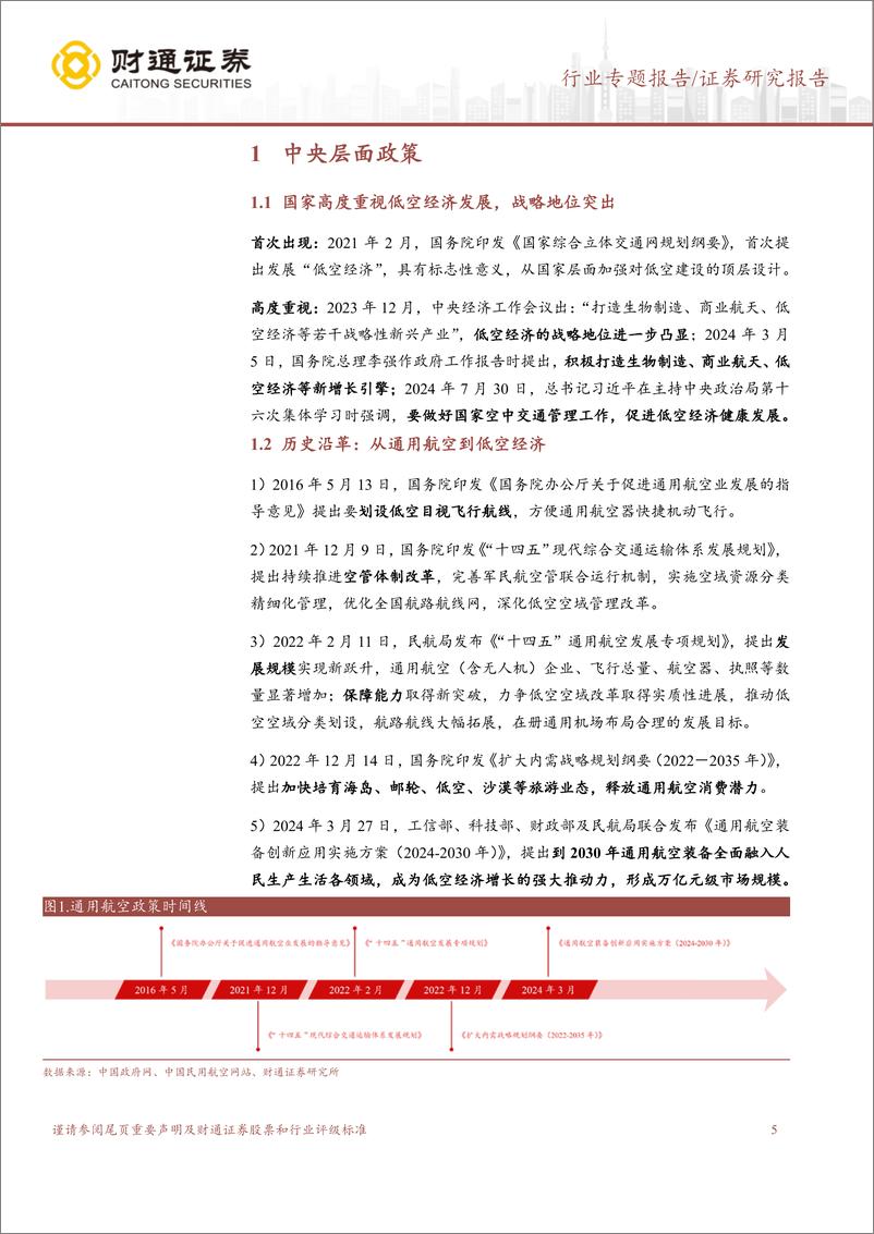 《国防军工行业按图索骥：构架低空从政策端到产业链的桥梁(系列之一：华南、华北篇)-240827-财通证券-32页pdf》 - 第5页预览图