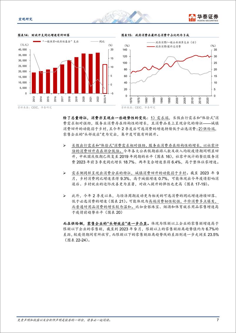 《宏观深度研究：自上而下观察中国消费新趋势-20231108-华泰证券-22页》 - 第8页预览图