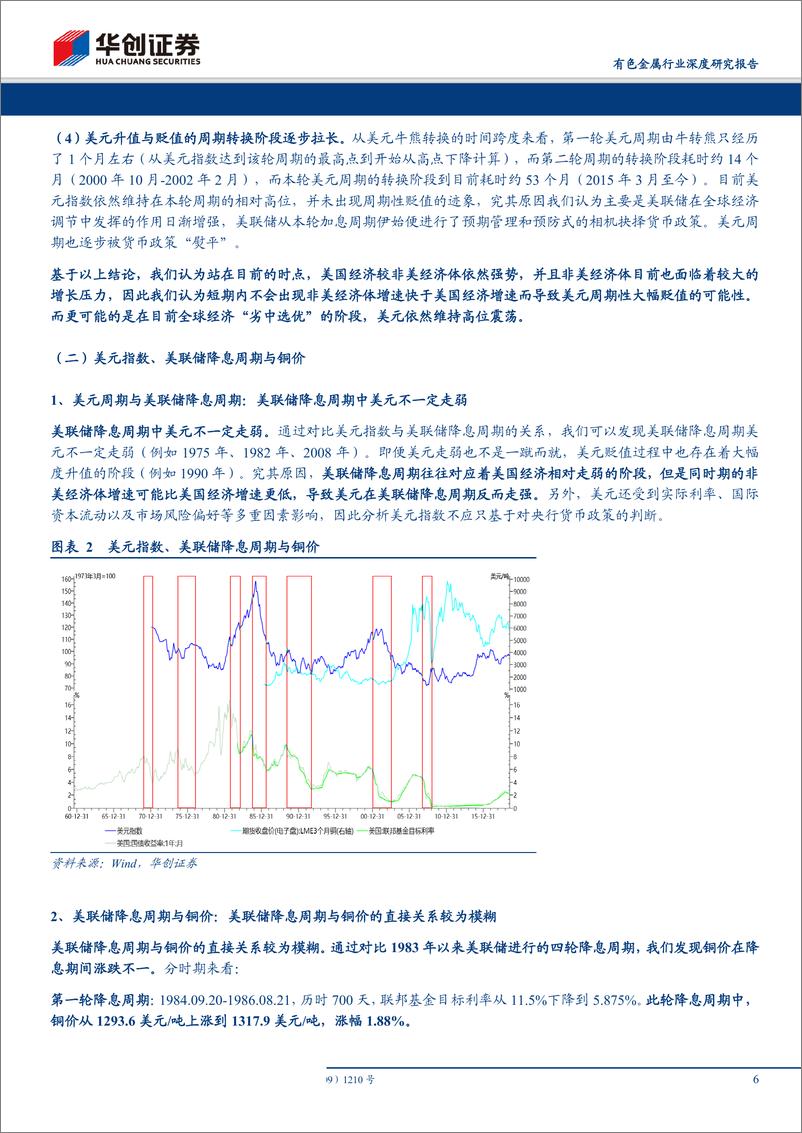 《有色金属行业深度研究报告：降息周期背景下，铜价仍需守候，金价空间尚存-20190814-华创证券-19页》 - 第7页预览图