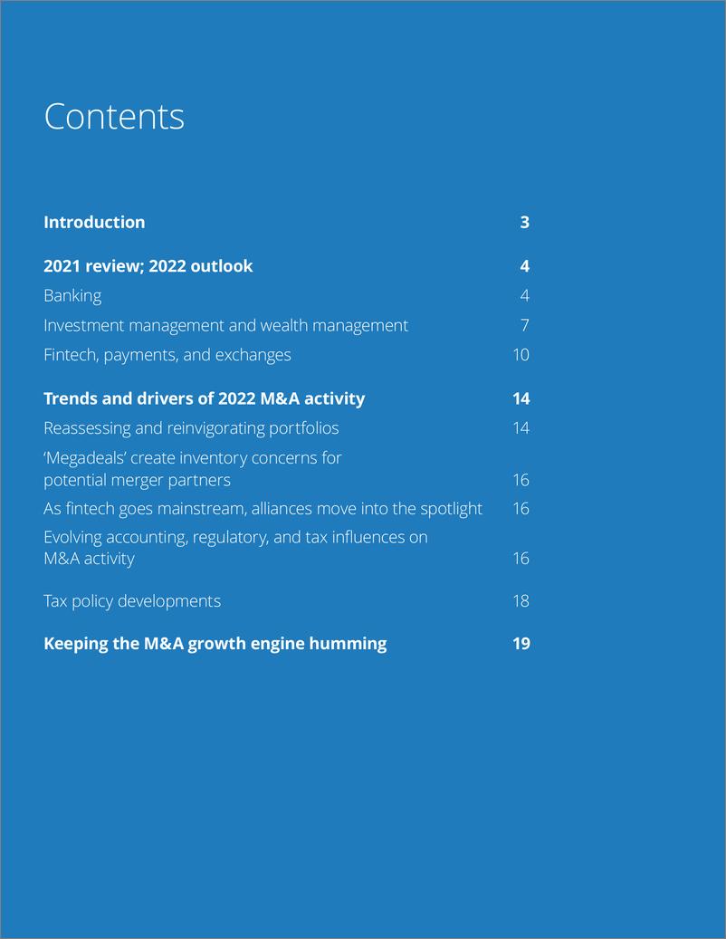 《德勤：2022年银行和资本市场并购展望-24页》 - 第3页预览图