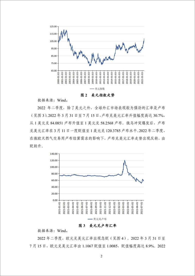 《【NIFD季报】美元指数迭创新高 新兴市场风雨飘摇——2022Q2人民币汇率-17页》 - 第8页预览图