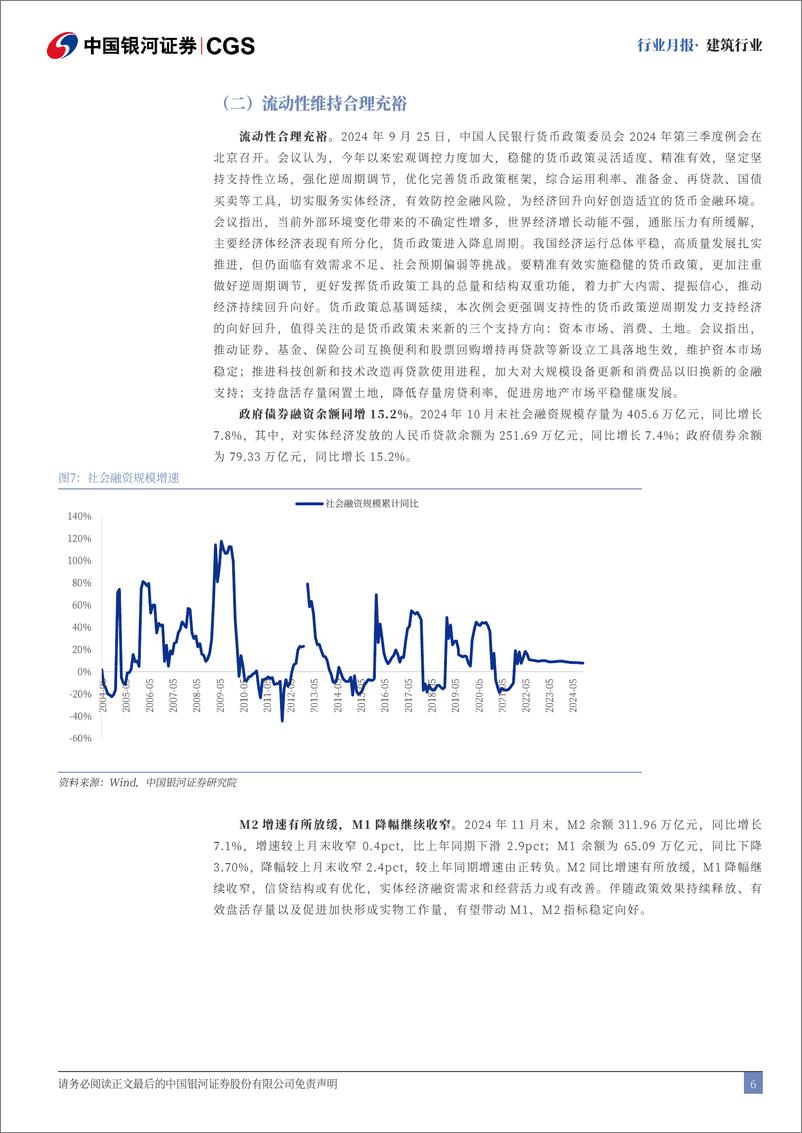 《建筑行业月报：市值考核政策加码，建筑央企率先受益-241231-银河证券-19页》 - 第6页预览图