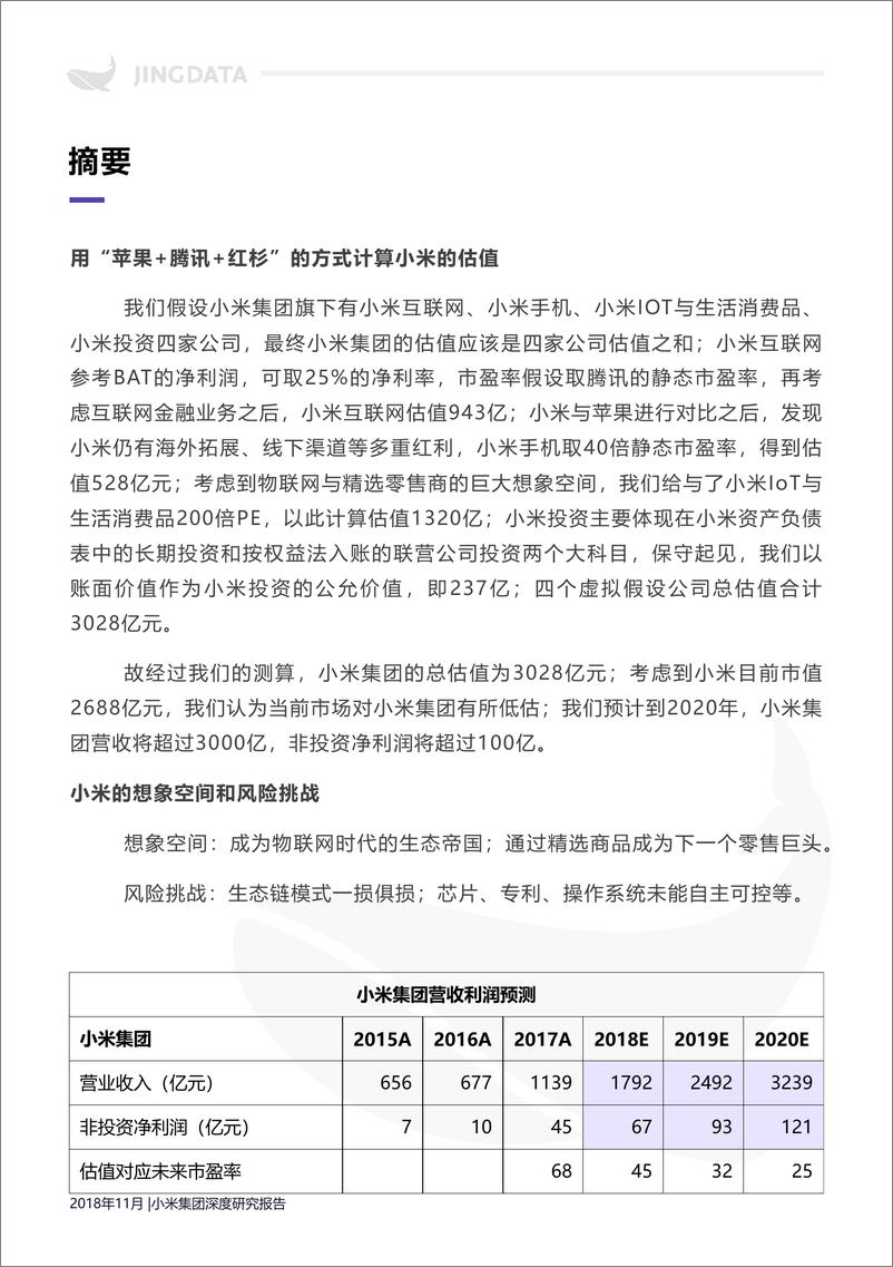 《鲸准-小米集团深度研究报告-2018.11.5-90页》 - 第7页预览图