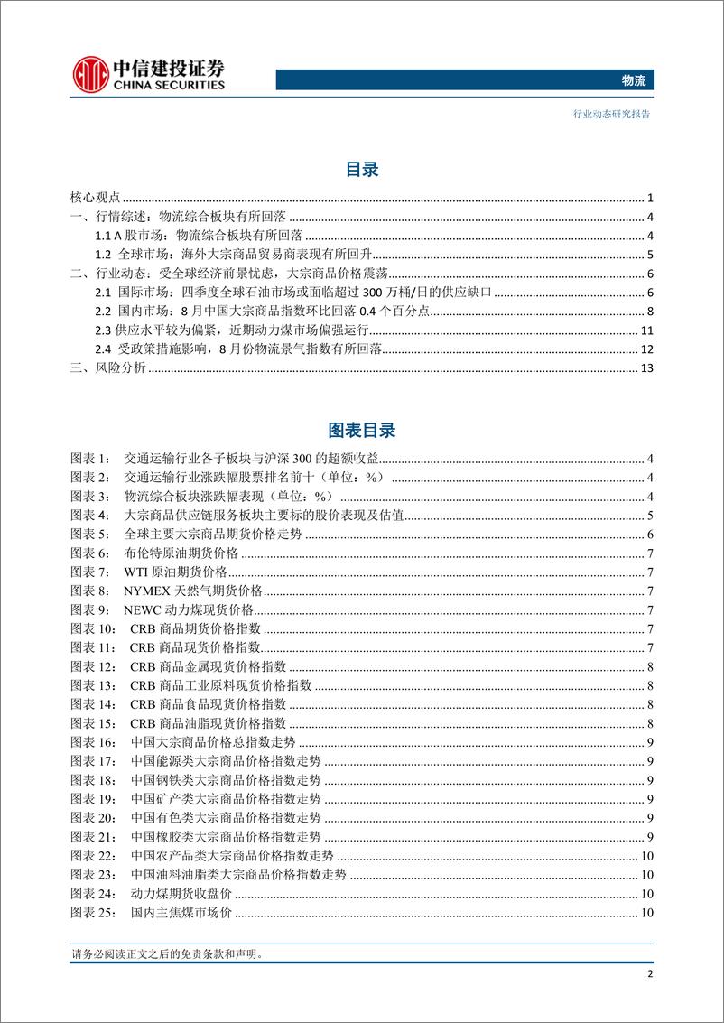 《物流行业：欧佩克预计四季度全球石油供应缺口或超300万桶日-20230918-中信建投-16页》 - 第4页预览图