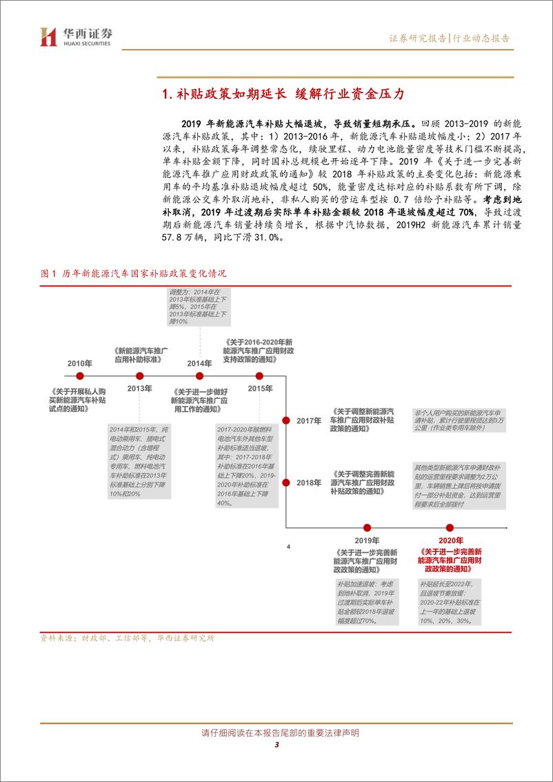 《新能源汽车行业系列点评四：补贴延长退坡放缓，助力产业健康成长-20200424-华西证券-13页》 - 第4页预览图