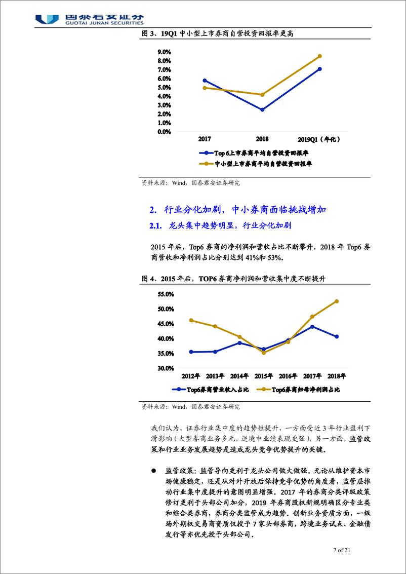 《投资银行业与经纪业行业更新及中小券商覆盖报告：中期业绩弹性显著，聚焦差异化战略-20190816-国泰君安-21页》 - 第8页预览图