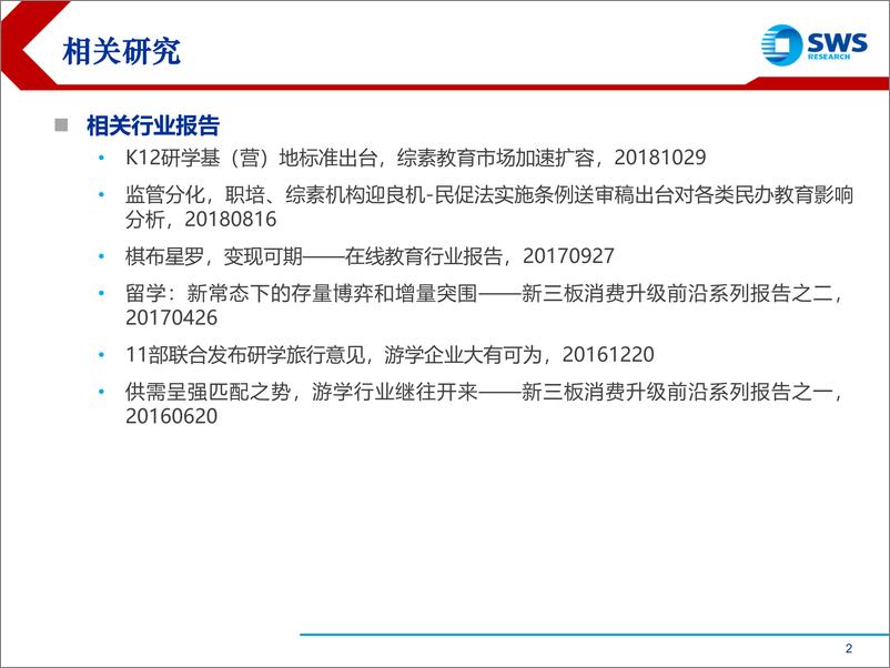 《教育行业：新高考实施近半，为素质教育二次赋能-20190826-申万宏源-54页》 - 第3页预览图