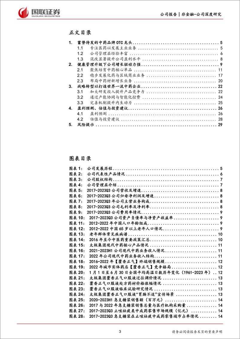 《深度报告-20240313-国联证券-太极集团-600129.SH-数字化赋能增长的中药OTC龙321mb》 - 第3页预览图