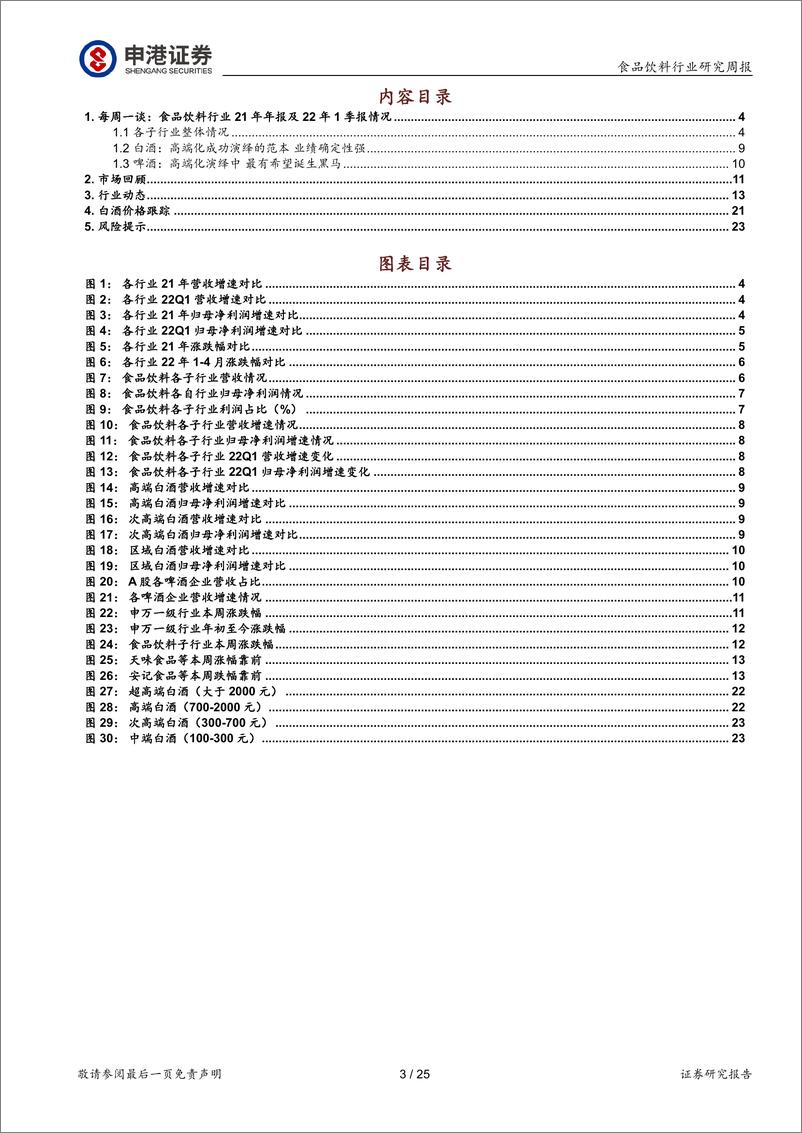 《食品饮料行业年报及一季报点评：布局正当时-20220505-申港证券-25页》 - 第4页预览图