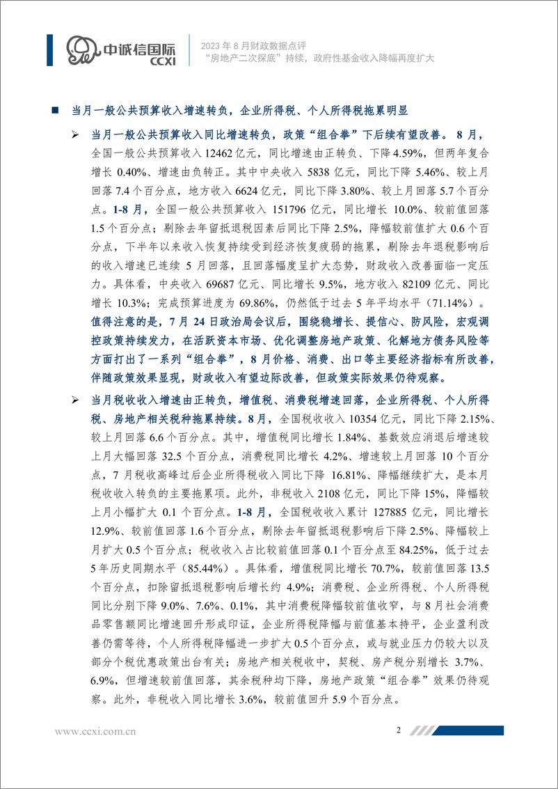 《中诚信-“房地产二次探底”持续，政府性基金收入降幅再度扩大-10页》 - 第3页预览图