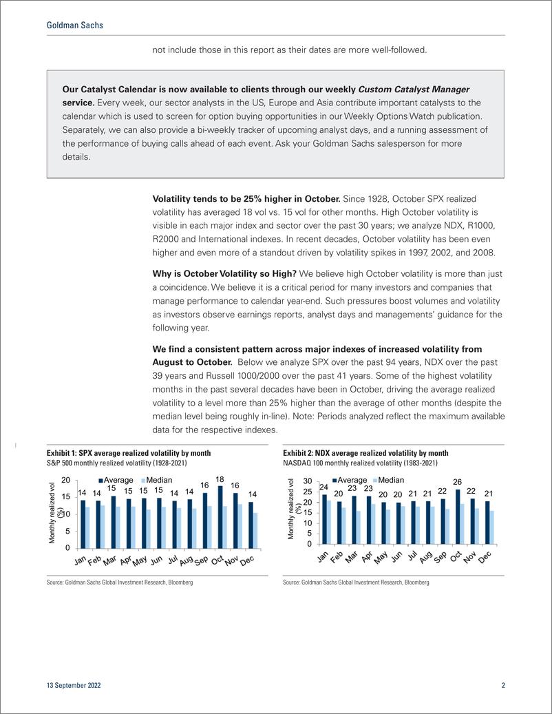 《Seasonal Pickup in Volatilit 250+ Catalysts to Year-end - US, Europe, Asia(1)》 - 第3页预览图