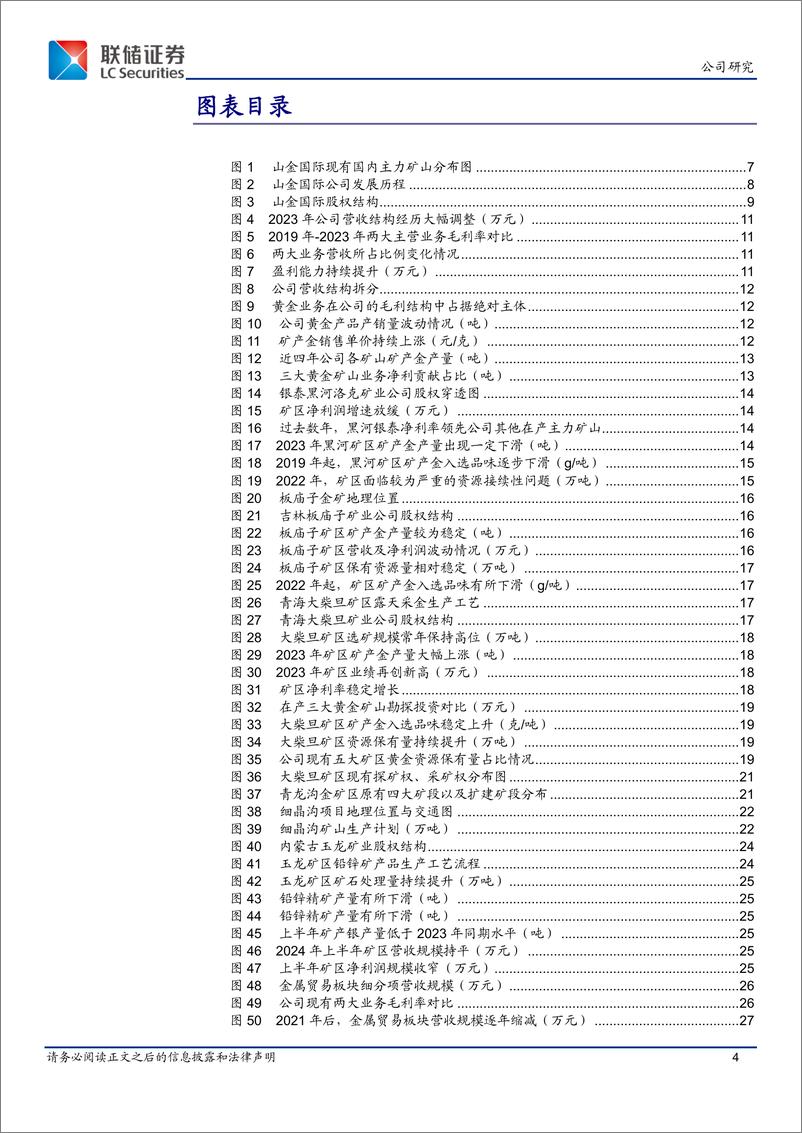 《山金国际(000975)黄金新贵，整装待发-241111-联储证券-54页》 - 第4页预览图