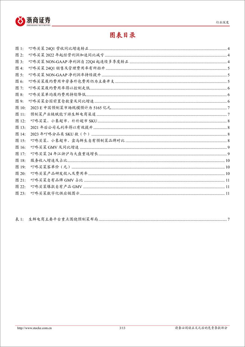 《互联网电商行业深度报告-叮咚买菜：精耕细作迎高质量增长-240626-浙商证券-13页》 - 第3页预览图