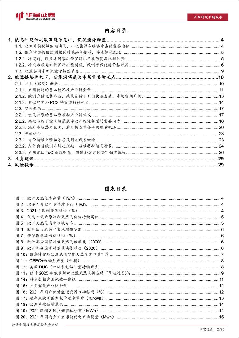 《新能源行业海外市场专题报告：俄乌冲突加剧欧洲能源转型，看好光储热高边际增量-20221014-华宝证券-30页》 - 第3页预览图