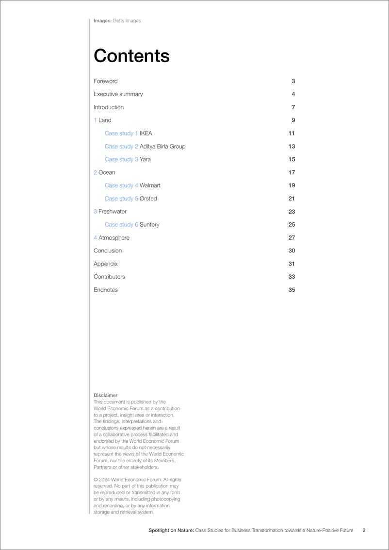 《世界经济论坛-聚焦自然：面向自然积极未来的业务转型案例研究（英）-2024.9-39页》 - 第2页预览图
