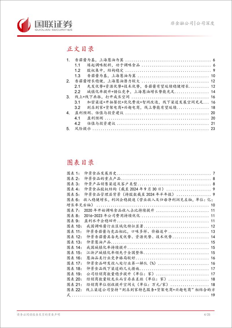 《仲景食品(300908)香菇酱龙头，谱葱油新篇-241112-国联证券-26页》 - 第5页预览图