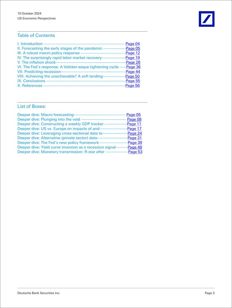 《Deutsche Bank-US Economic Perspectives A practitioners guide to forecast...-110735932》 - 第3页预览图