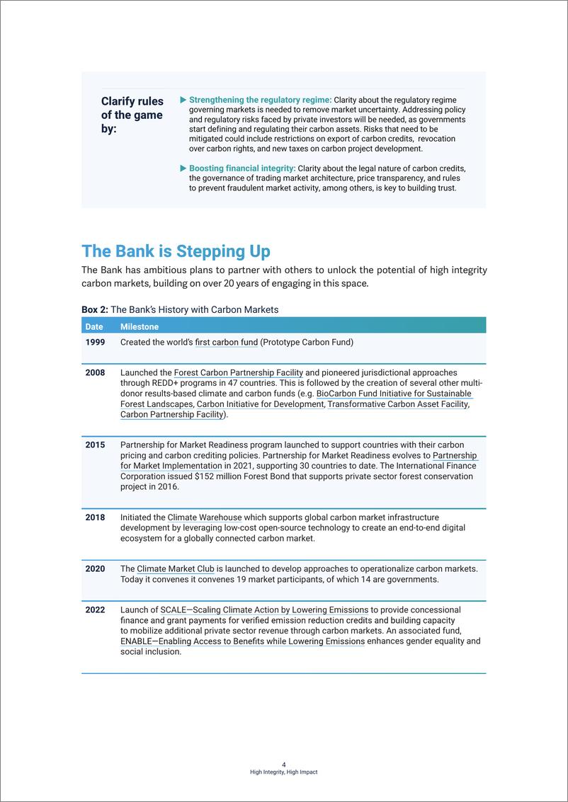 《2024高诚信_高影响力报告_世界银行碳市场参与路线图_英文版_-世界银行》 - 第4页预览图