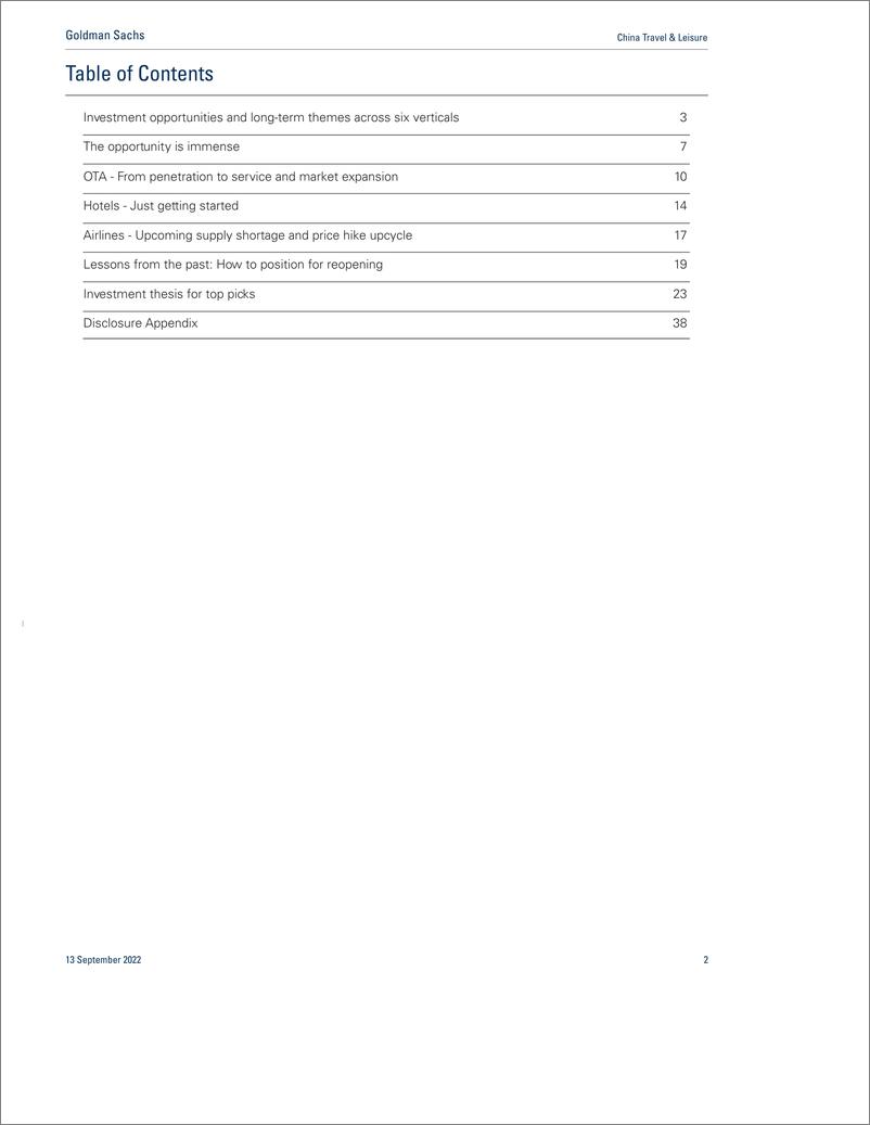 《China Travel & Leisur Investment opportunities and long-term themes across six verticals (1)》 - 第3页预览图