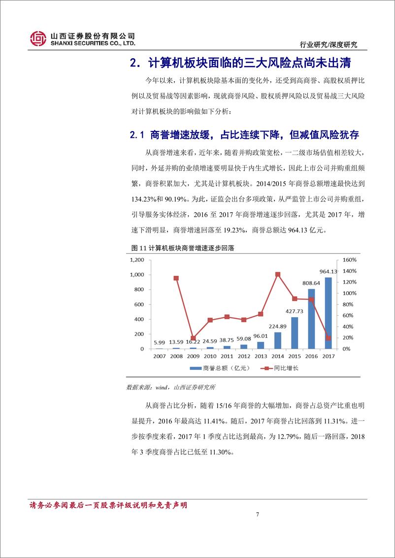 《计算机行业2019年年度策略报告：大浪淘沙，甄选优质赛道-20181225-山西证券-38页》 - 第8页预览图