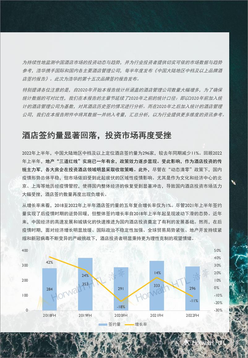 《浩华-2022年上半年中国大陆地区中档及以上品牌酒店签约报告-14页》 - 第3页预览图