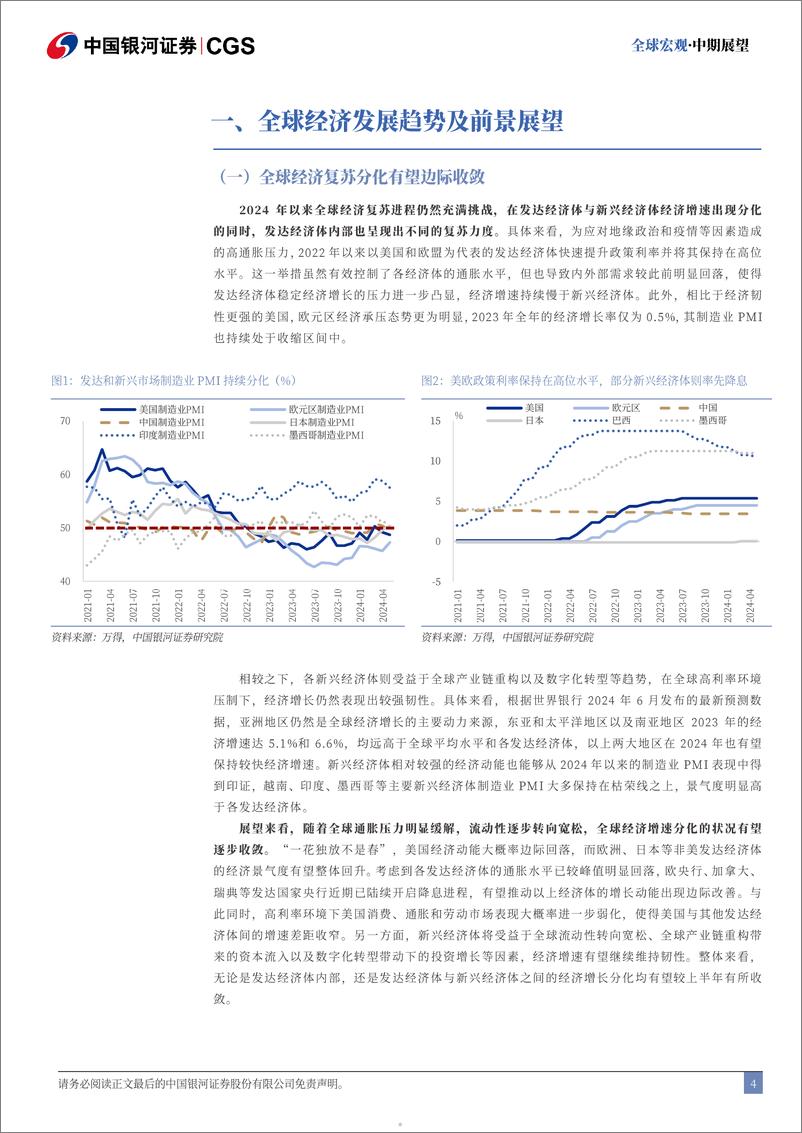 《2024下半年海外宏观经济展望分化收敛变革重构》 - 第5页预览图