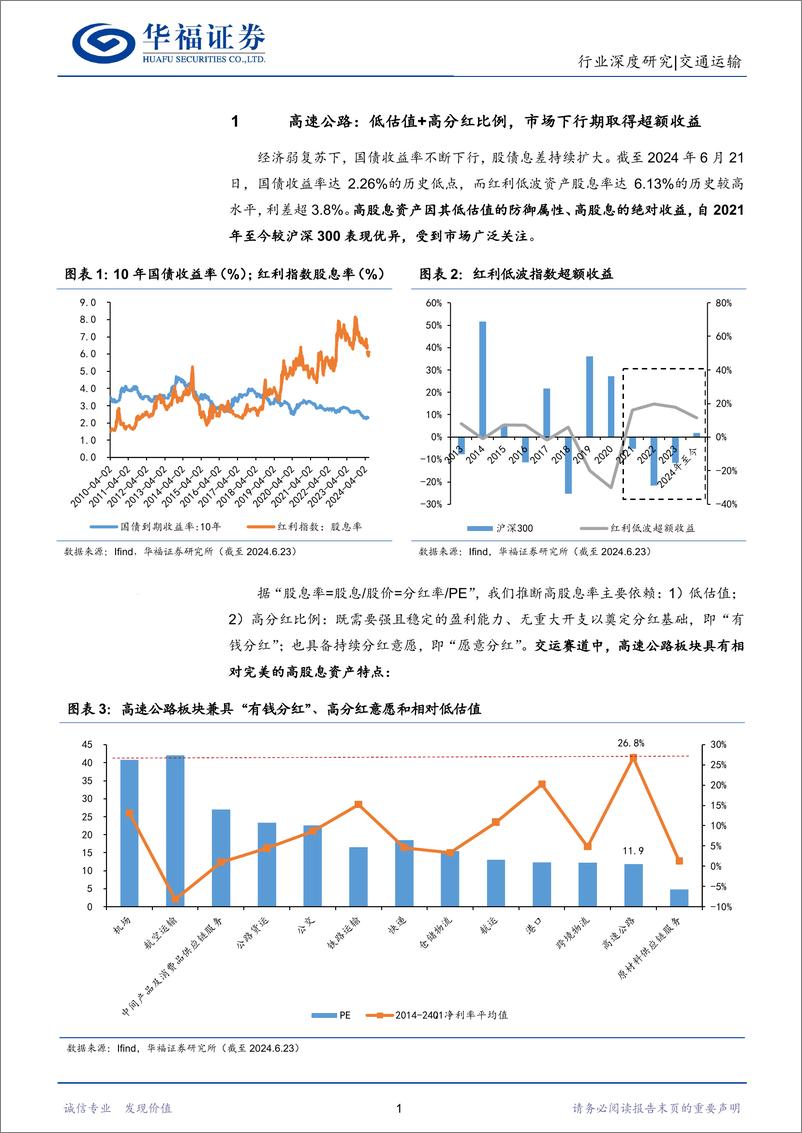 《交通运输行业高股息系列二：高速公路行业透视，收费年限延长%2b分红比例抬升提升配置价值-240625-华福证券-16页》 - 第4页预览图