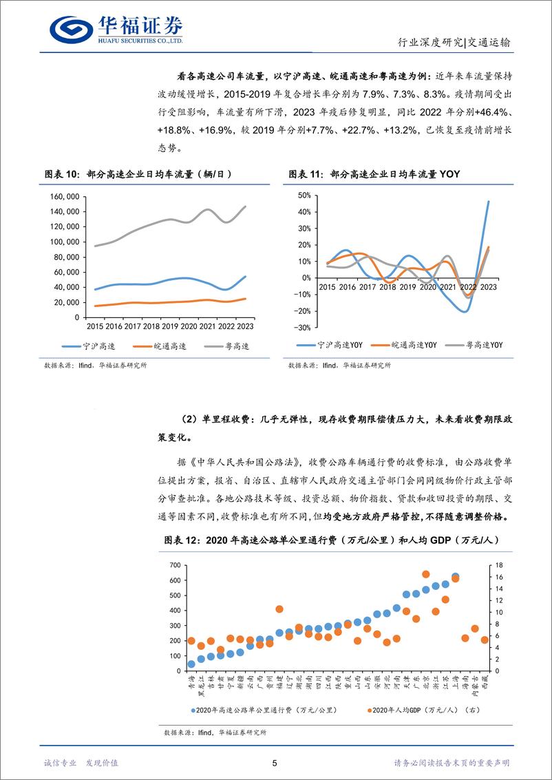 《交通运输行业高股息系列二：高速公路行业透视，收费年限延长%2b分红比例抬升提升配置价值-240625-华福证券-16页》 - 第8页预览图