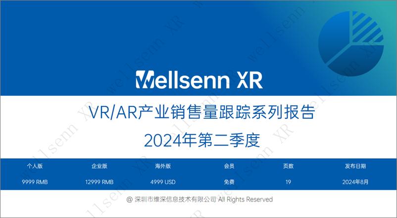 《Wellsenn XR季度跟踪报告-2024Q2_免费版_》 - 第1页预览图